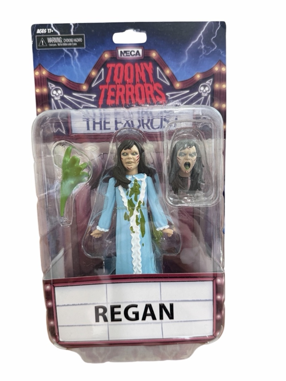 NECA Toony Terrors Regan The Exorcist Figure New Box Wear Horror Collectible